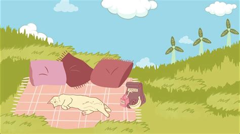 LoFi Meadow Picnic | LoFi Cat | LoFo music with animation - YouTube