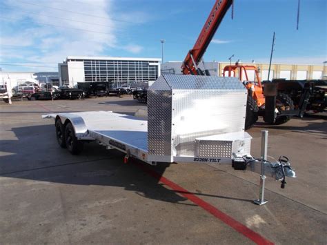 2024 Aluma 8220H Tilt Anniversary 20 Tilt Aluminum Car Hauler Trailer