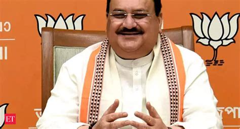 Jp Nadda Karnataka Polls Bjp Chief Jp Nadda Meets Lingayat Senior