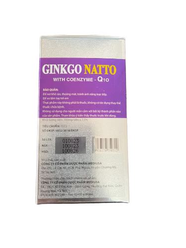 Ginkgo Natto Mg Coenzym Q T M Usa Pharma H V M U Ng U Nhi N