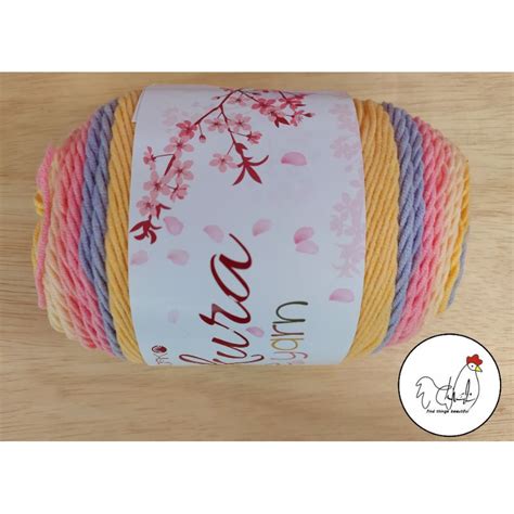 Jual Benang Rajut Katun Susu Sakura Milk Cake Yarn Shopee