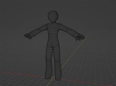 Basic Humanoid Rig free 3D model rigged | CGTrader