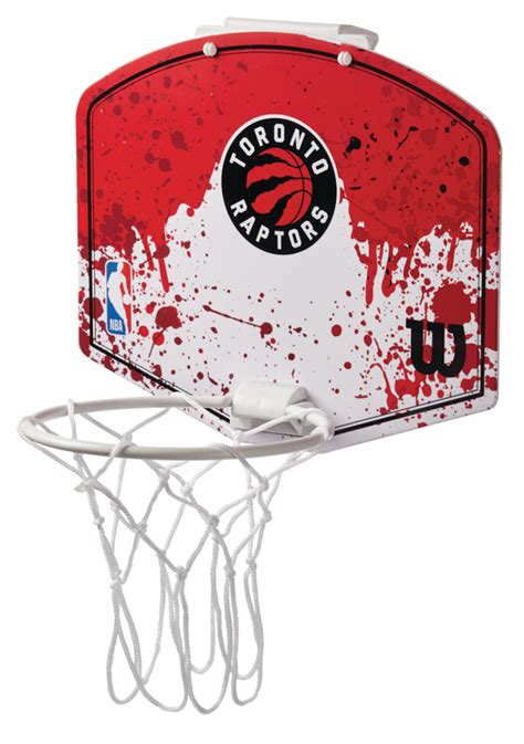 Wilson Nba Toronto Raptors Over The Door Mini Basketball Hoop And Net Set