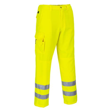 Hi Vis Combat Trouser Yellow Adp Safety Supplies