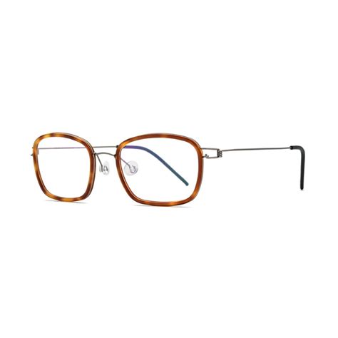 Titanium And Acetate Screwless Eyeglass Frames Titanium Optix