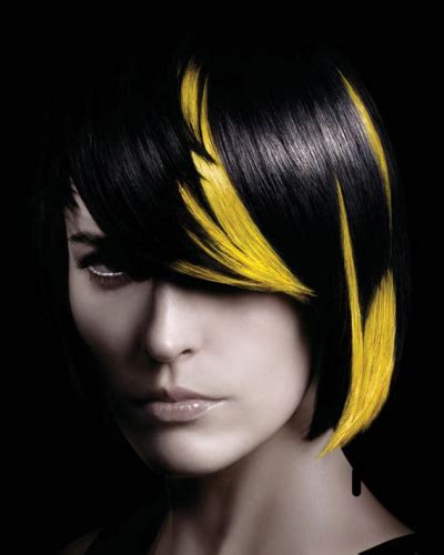 Black And Yellow Hair