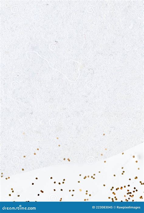 Gold Glitter on Abstract White Background Stock Image - Image of gold ...