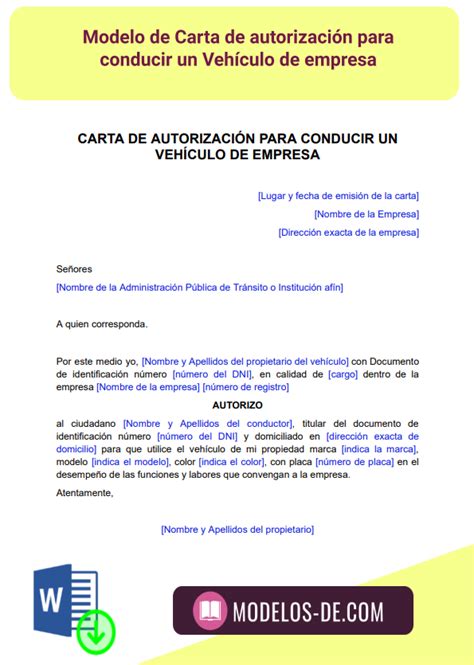 Autorizacion Para Conducir Vehiculo Image To U