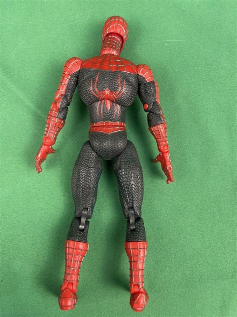 Spider Man 2 Super Poseable Spiderman Action Figure 2003 Toybiz Marvel