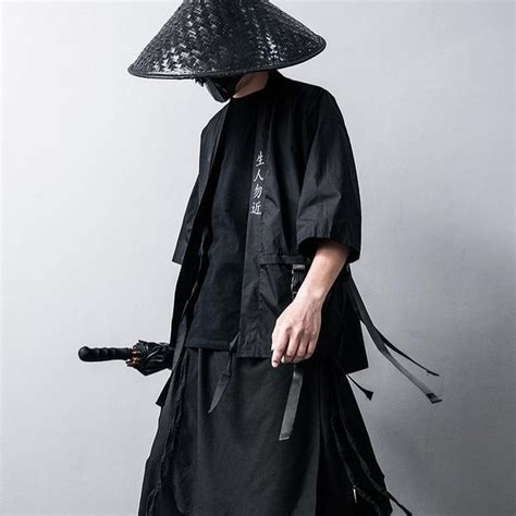 Cotton Stage Haori Samurai Cosplay Costumes Japanese Traditional Kimono ...