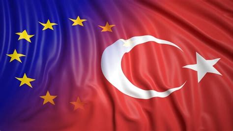 Bandeiras Da Turquia E Da Ue Foto Premium