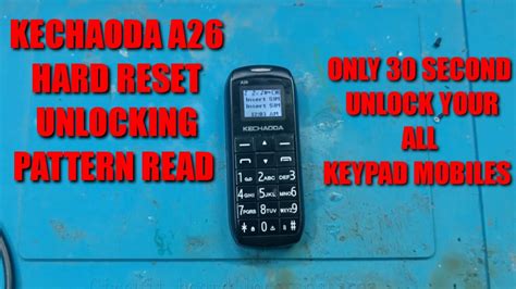 Kechaoda A26 Reset Password All Kechaoda Hard Resat Password Remove