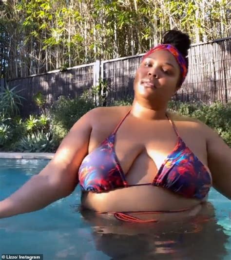 Lizzo Smoulders In Tiny String Bikini As She Flaunts Her Famous Curves