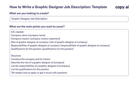 Graphic Designer Job Description