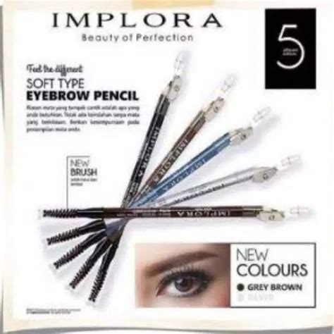 Jual Pensil Alis Implora Eyebrow Pencil Implora Black Brown