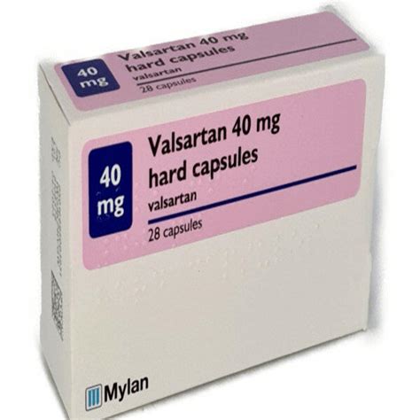 Valsartan 40mg Capsules, 28 Capsules - Asset Pharmacy