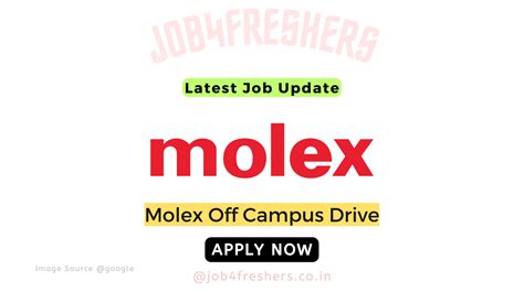 Molex Recruitment Drive Graduate Engineer Trainee Apply Now