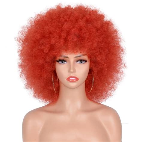 Amazon Kanpcelns Afro Kinky Curly Wigs With Bangs For Women Short