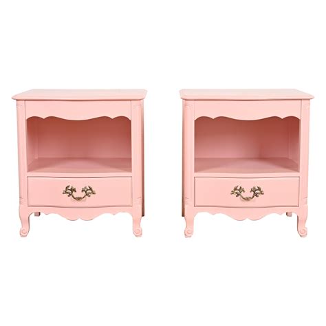 Kindel Furniture French Provincial Louis Xv Pink Lacquered King Size