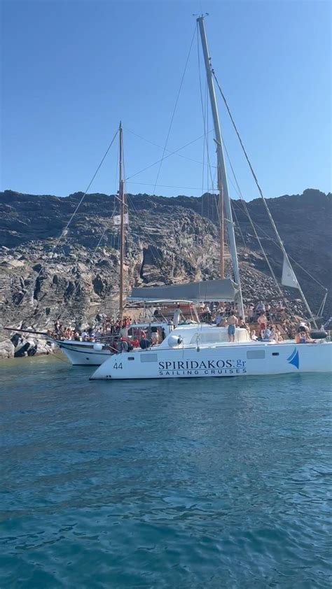 Santorini boat tour | Sailing cruises, Boat tours, Tours