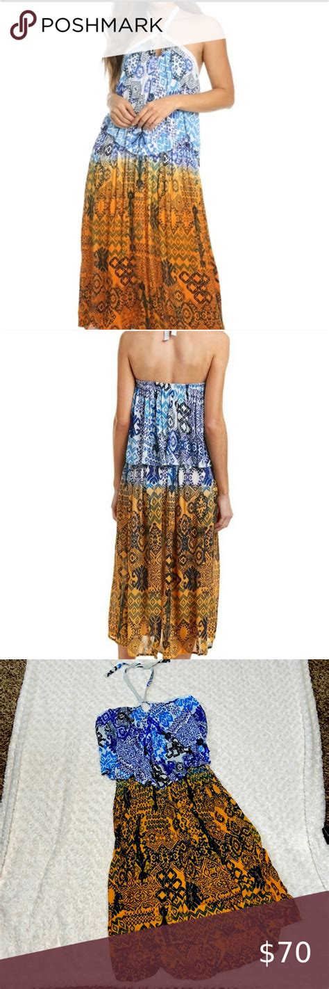 Raga Tiered Halter Maxi Dress Sz Xs New With Tags Maxi Dress Halter