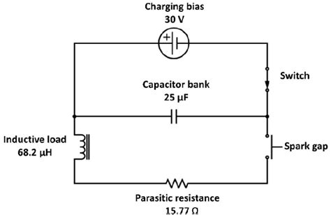 Rlc Series Circuit Diagram Of The Capacitor Bank Inductance And Download Scientific Diagram