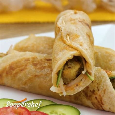 Sooperchef’s Instagram Photo “sooperchef Follow Sooperchef Chicken Malai Paratha Roll Recipe