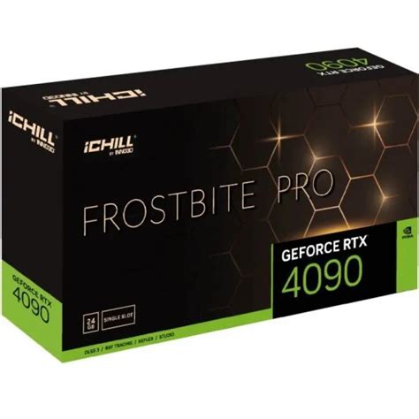 Placa Gráfica Inno3D iChill GeForce RTX 4090 Frostbite Pro 24 GB GDDR6X