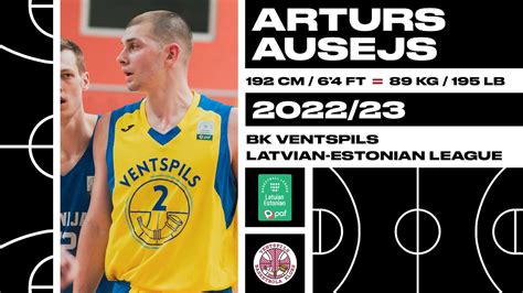 Arturs Ausejs Highlights Bk Ventspils Latvian Estonian