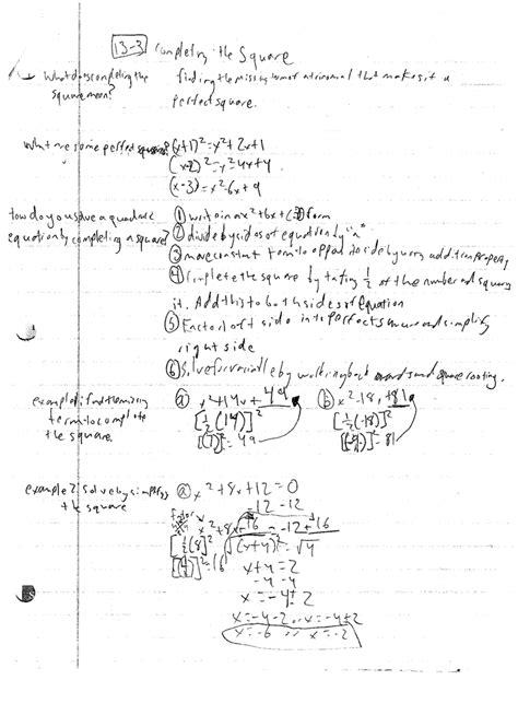 Math Examples Of Cornell Notes Math Notebooks Cornell Notes Math