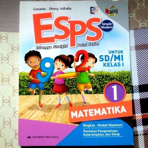 Promo Buku Esps Matematika Sd Mi Kelas 1 Kurikulum 2013 Erlangga Diskon