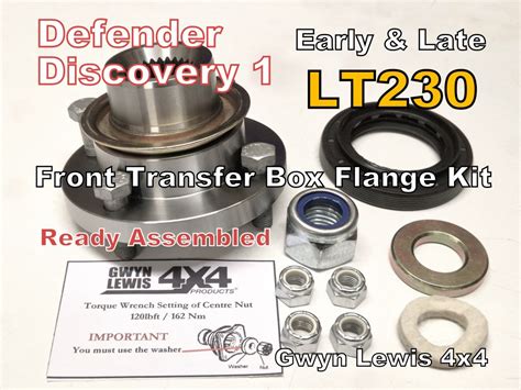 Defender Discovery Lt Front Transfer Box Flange Kit Stc