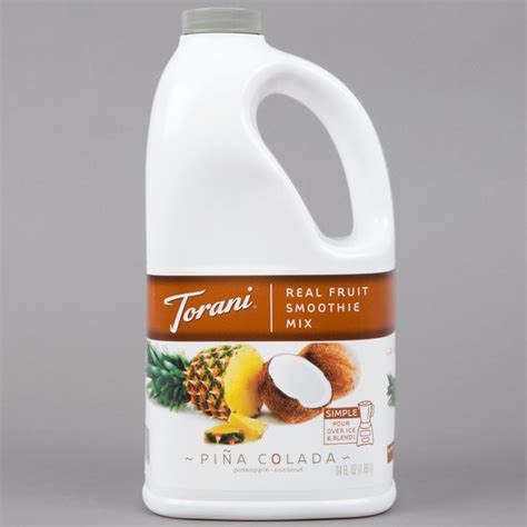 Torani Pina Colada Smoothie Mix 64 Oz WebstaurantStore