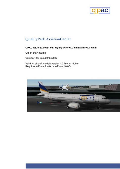 PDF Quick Start Guide QPAC Airbus A320 232 V2 DOKUMEN TIPS