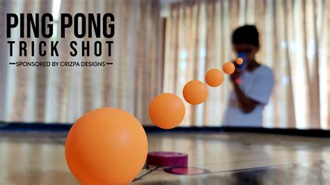 Worlds Best Ping Pong Trick Shot Dpt Tricks Youtube