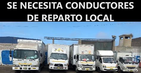 Se Solicita Conductor De Reparto Local