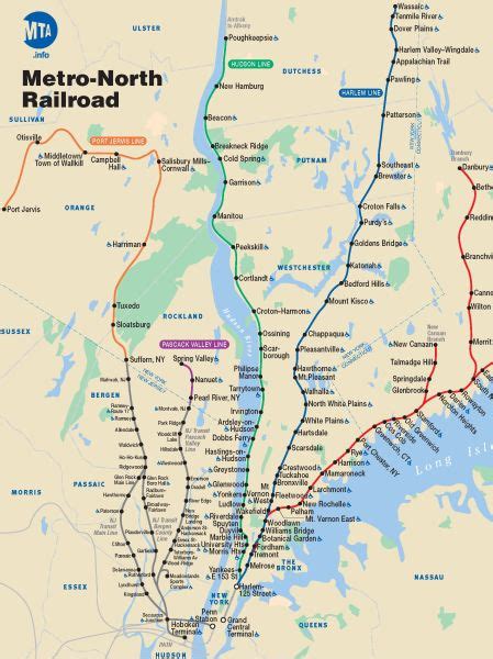 Metro North Harlem Line Map - Downtown Albany New York Map