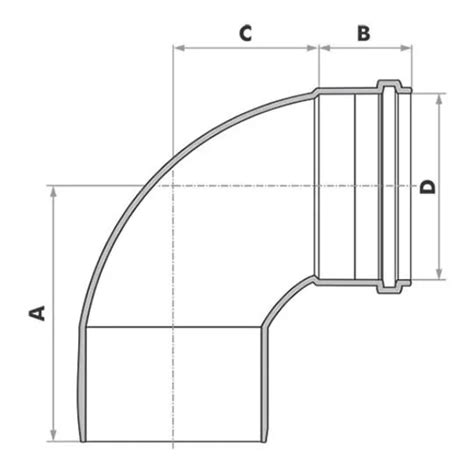 Curva Curta Esgoto Mm Amanco Sp Materiais De Constru O