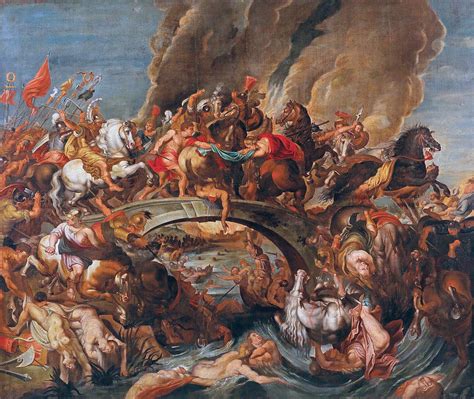 The Battle Of The Amazons Painting By Studio Of Peter Paul Rubens Pixels