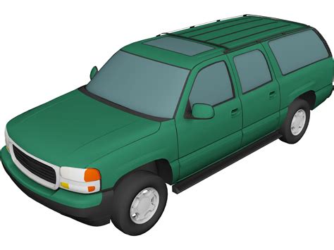 Gmc Yukon 3d Model 2000 3dcadbrowser