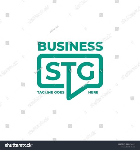 Letter Stg Logo Design Concept Template Royalty Free Stock Vector