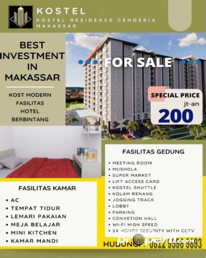 Dijual Rumah Dijual Kost An Modern Exclusive Murah Full Furnished Dekat