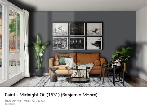 Benjamin Moore Midnight Oil 1631 Paint Color Codes Similar Paints