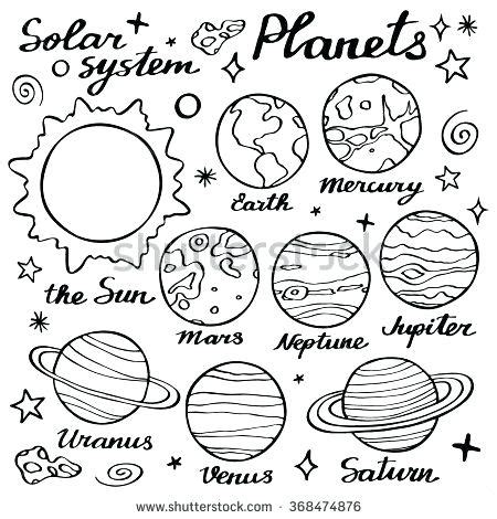 Solar System Drawing For Kids at PaintingValley.com | Explore collection of Solar System Drawing ...