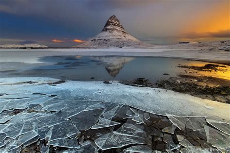 Snow Sunset Scenics Nature Idyllic Nature Mountain Sky Frozen