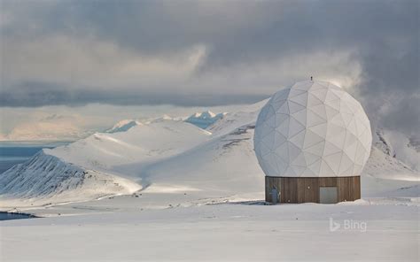 Svalbard Satellite Station Svalbard Archipelago Norway Nordic