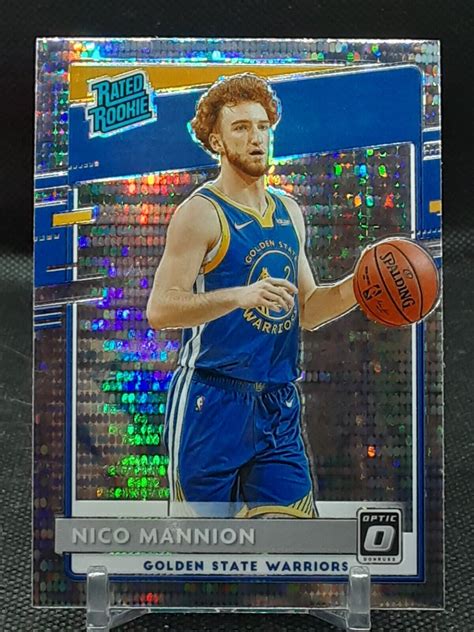 Nico Mannion Donruss Optic Fanatics Box Set Prizm Rookie