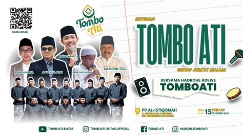 LIVE Rutinan Maulid Simtudduror Majelis Sholawat Tombo Ati Bersama