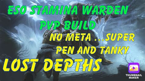 Eso Stamina Warden Pvp Build Unkillable Frost Goat No Meta No Proc