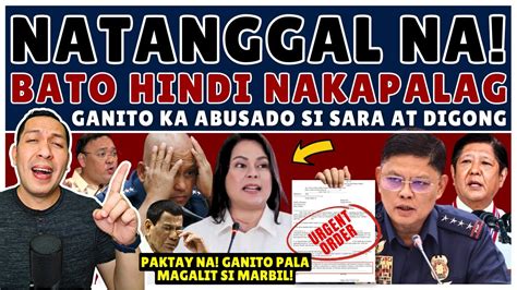 Breaking News Dioskopo Tinanggal Na Sara Winasak Ni Marbil Buking